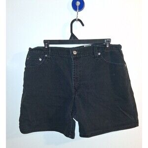 Levis Faded Black Bermuda Shorts Sz 14